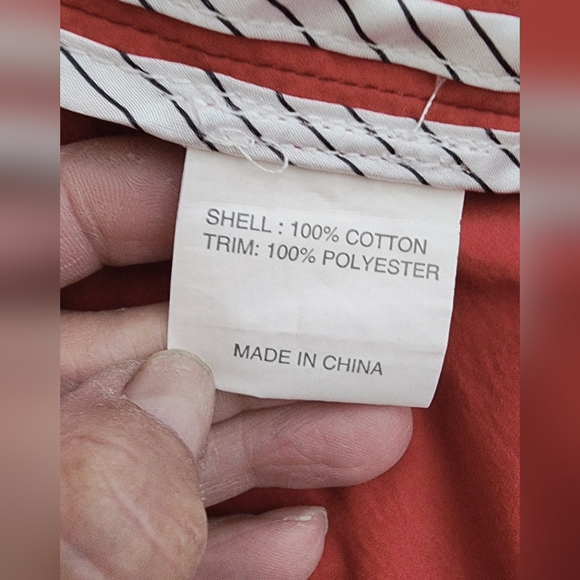 SHADES OF GREIGE NWT RED MENS WINDBREAKER SIZE MEDIUM - Picture 7 of 13